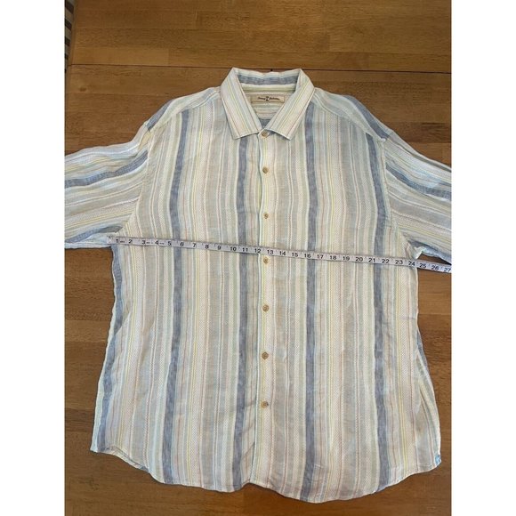 Tommy Bahama Mens LS Button Up Shirt-Size Extra‎ Large - Linen Cotton Blend - Picture 4 of 7